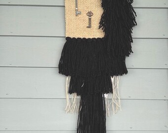 Five Keys Handwoven Wall Hanging