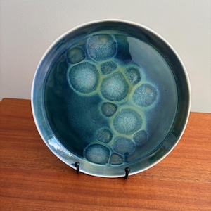 Round Fine Porcelain Plate (Frozen Pond)