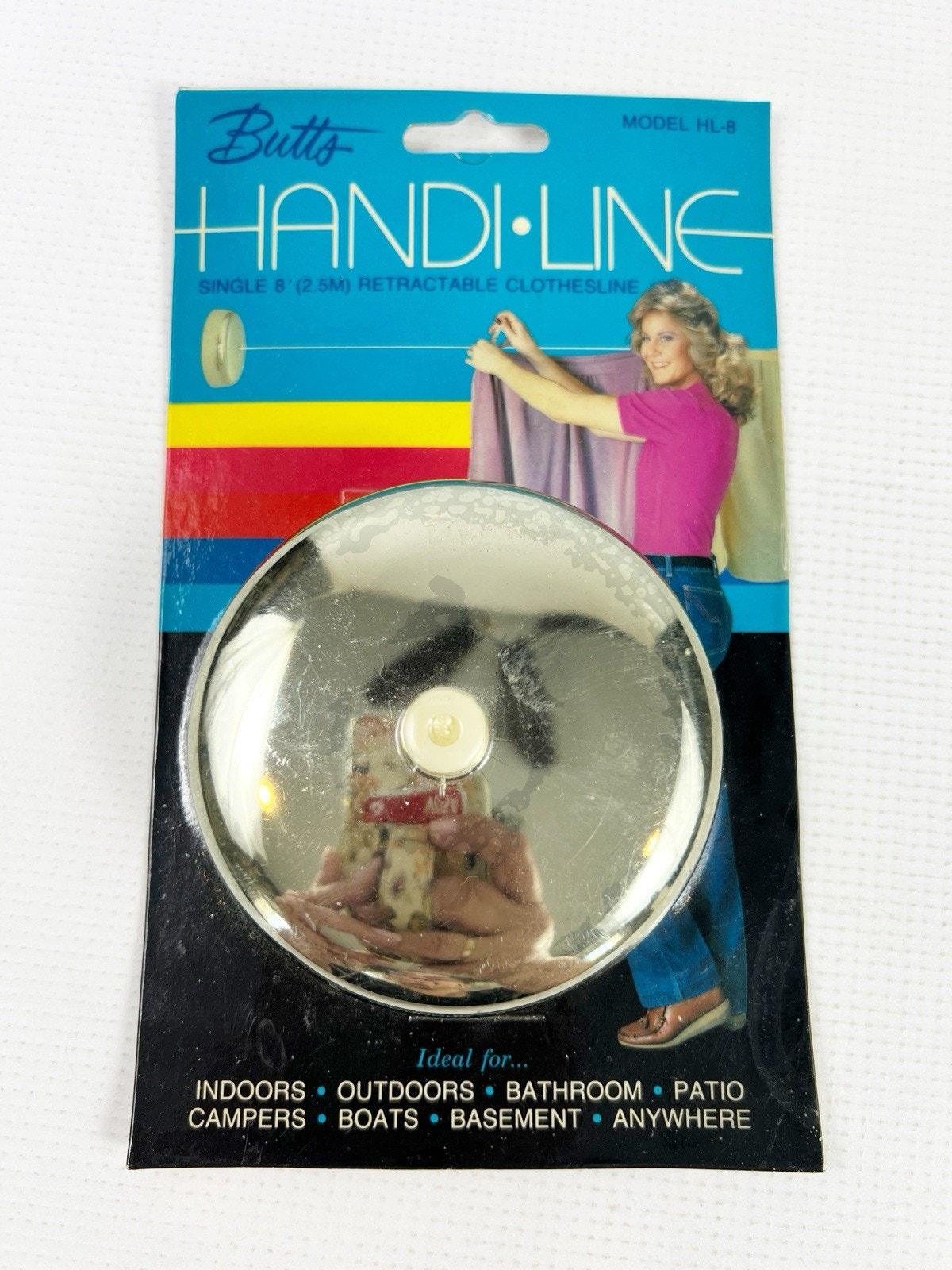 物干し紐　ランドリーライン　アンティーク　アメリカ製　1930年代〜50年代 Vintage Retractable Clothesline - Etsy