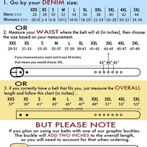 a diagram of how to pick your belt size