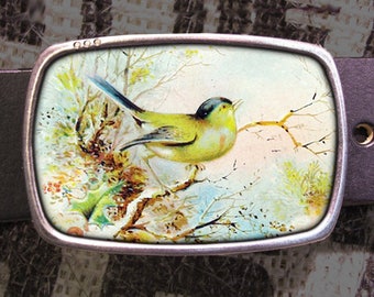 Vintage Limoges Bird Belt Buckle 408, Gift for Him, Gift for Her, Husband  Gift, Wife  Gift Groomsmen Wedding Y2K