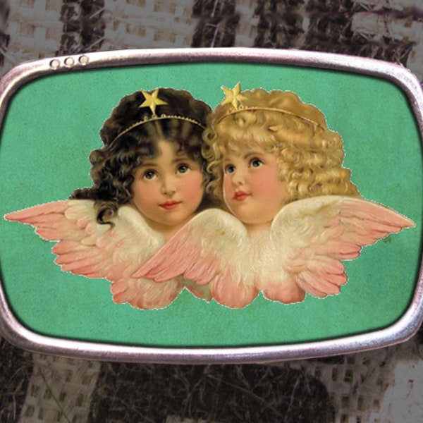 Vintage-Style Cherub Belt Buckle, Cupid Valentine's Day Gift