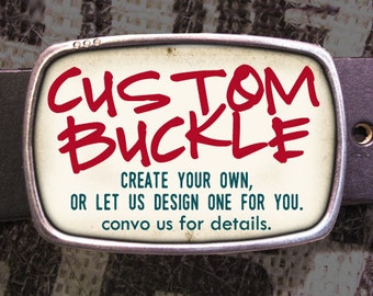 Custom Belt Buckle - Personalized Gift Design Your Own Handmade Gift for Him, Customized Gift for Her, Gift for Husband, Gift for Wife