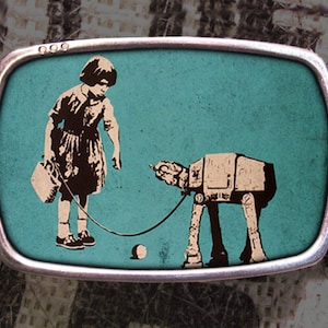 Star Belt Buckle, At-AT Fetch Vintage Inspired, Geekery 580 Gift for Him or Her Husband Wife  Gift Groomsmen Wedding Wars Y2K