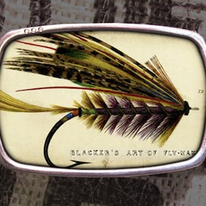 FLY FISHING LURE Fisherman Belt Buckle 747, Gift for Him, Gift for Her, Husband  Gift, Wife  Gift Groomsmen Wedding Y2K