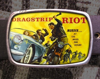 Dragstrip Riot Belt Buckle 725, Gift for Him, Gift for Her, Husband  Gift, Wife  Gift Groomsmen Wedding Y2K