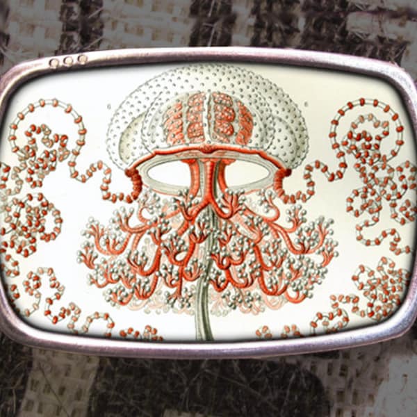 Jellyfish Belt Buckle, Ocean Buckle, Vintage Inspired 519 Gift for Him or Her Husband Wife  Gift Groomsmen Wedding Y2K