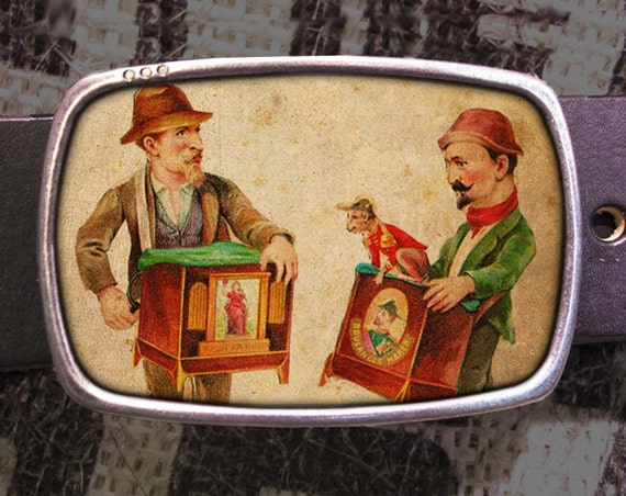 monkey belt buckle