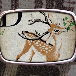 Deer Belt Buckle 518, Gift for Him, Gift for Her, Husband Gift, Wife Gift Groomsmen Wedding Y2K image 1