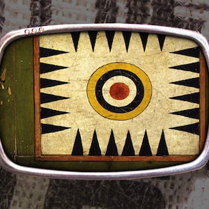 Game Board Belt Buckle Vintage Parcheesi Backgammon Gift for Him or Her Husband Wife  Gift Groomsmen Wedding Y2K