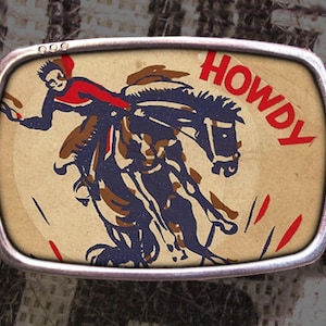 Howdy Belt Buckle, Cowboy Belt Buckle 724, Gift for Him, Gift for Her, Husband  Gift, Wife  Gift Groomsmen Wedding Y2K