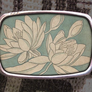 White Flowers Belt Buckle, Nature Belt Buckle 730, Gift for Him, Gift for Her, Husband  Gift, Wife  Gift Groomsmen Wedding Y2K