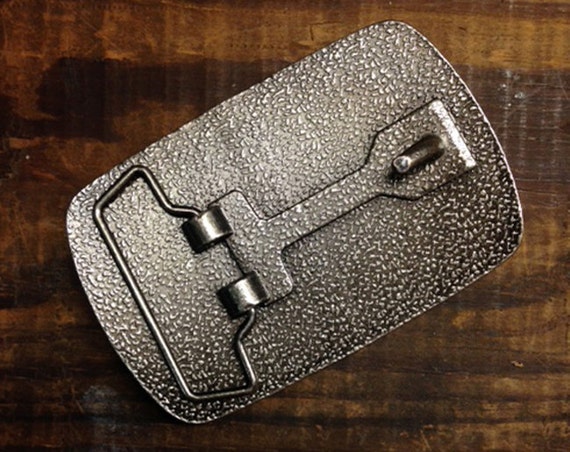 Details about / Blue Fan Vintage Inspired Art Gift Belt Buckle