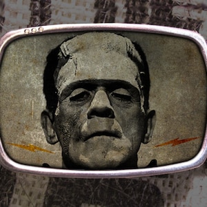 Frankenstein Belt Buckle 714, Gift for Him, Gift for Her, Husband  Gift, Wife  Gift Groomsmen Wedding Y2K