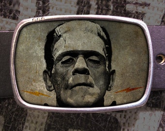 Frankenstein Belt Buckle 714, Gift for Him, Gift for Her, Husband  Gift, Wife  Gift Groomsmen Wedding Y2K