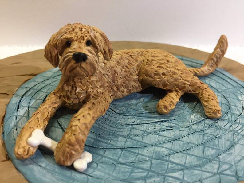 Custom Dog Statue polymer clay dog statue approximately 3 in. Etsy