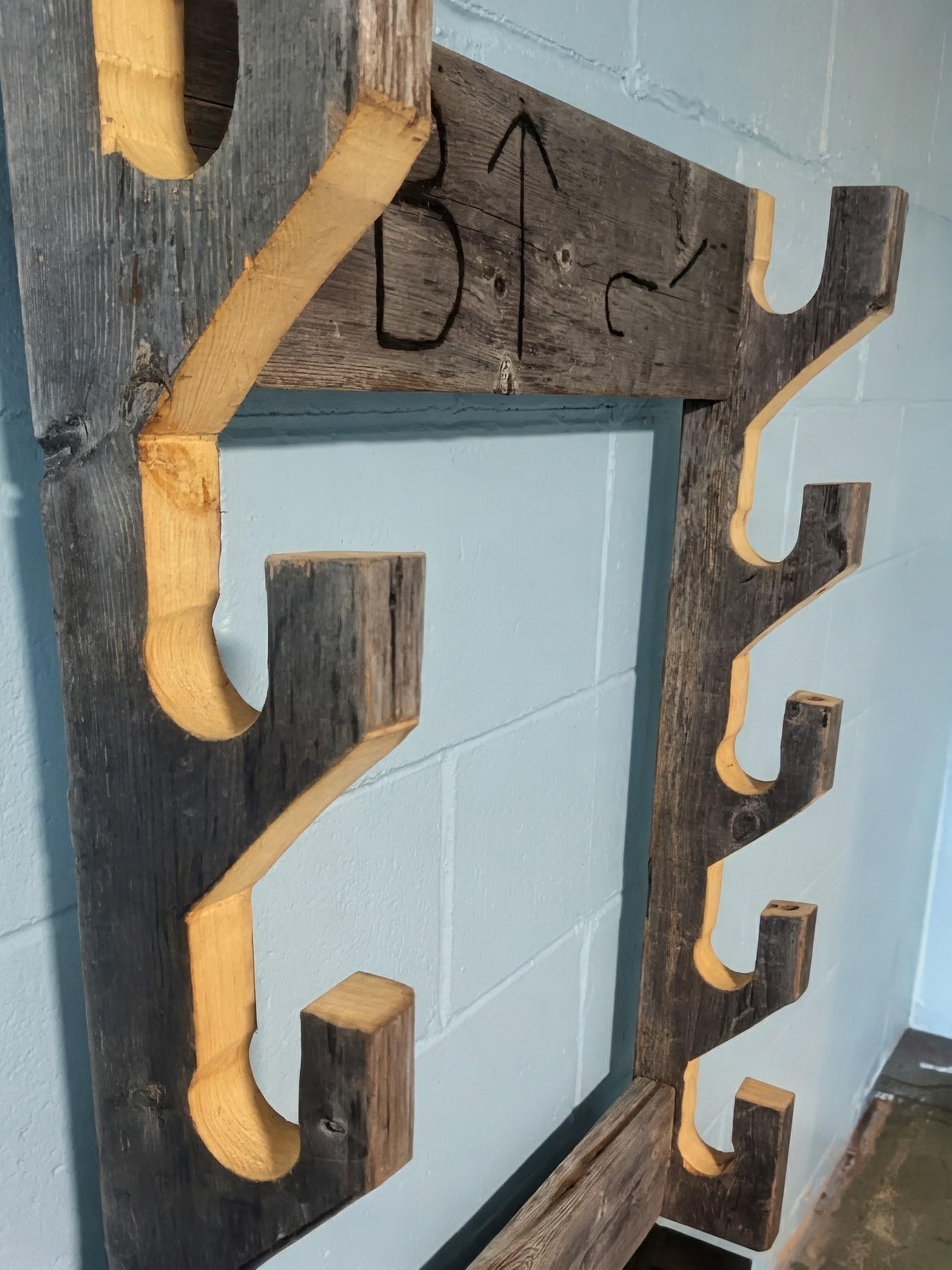 Primitive Gun Rack Barn Wood Gun Rack - Etsy
