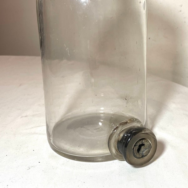 rare antique 1800's hand blown glass science chemistry apothecary beaker bottle