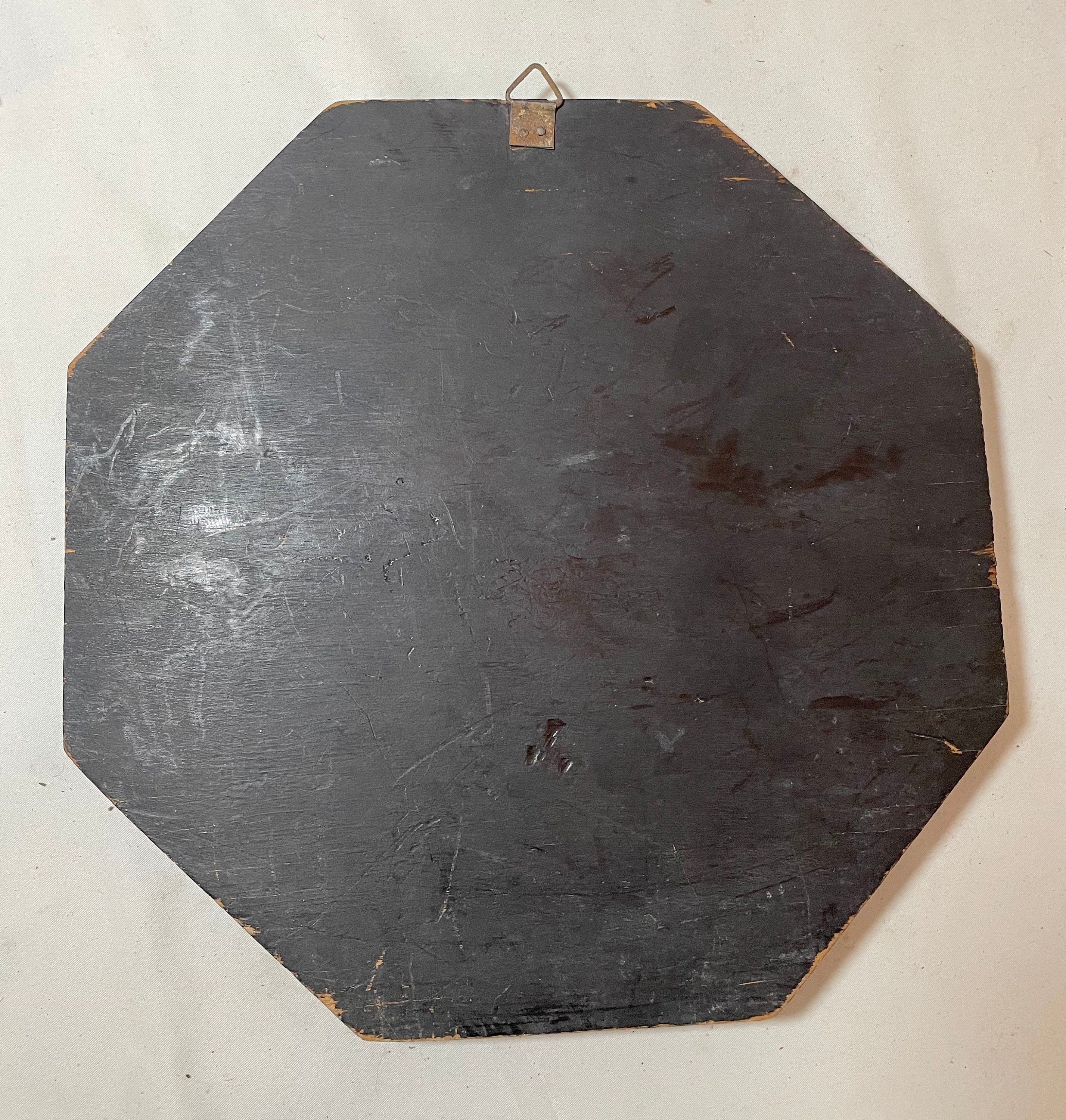 Trophée Ancien Allemand "Sieger" En Métal Plaqué Et Bois Peint Main - Vélo - Rare