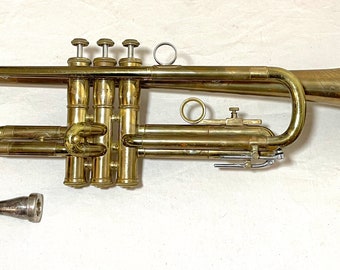 vintage 1950's F.E. Olds Ambassador Los Angeles California brass trumpet great