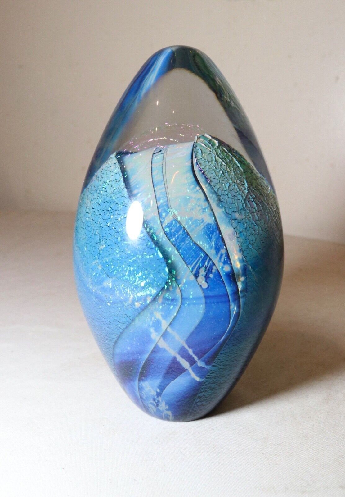 Vintage Signed Robert Eickholt 1993 Hand Blown Art Studio Glass ...