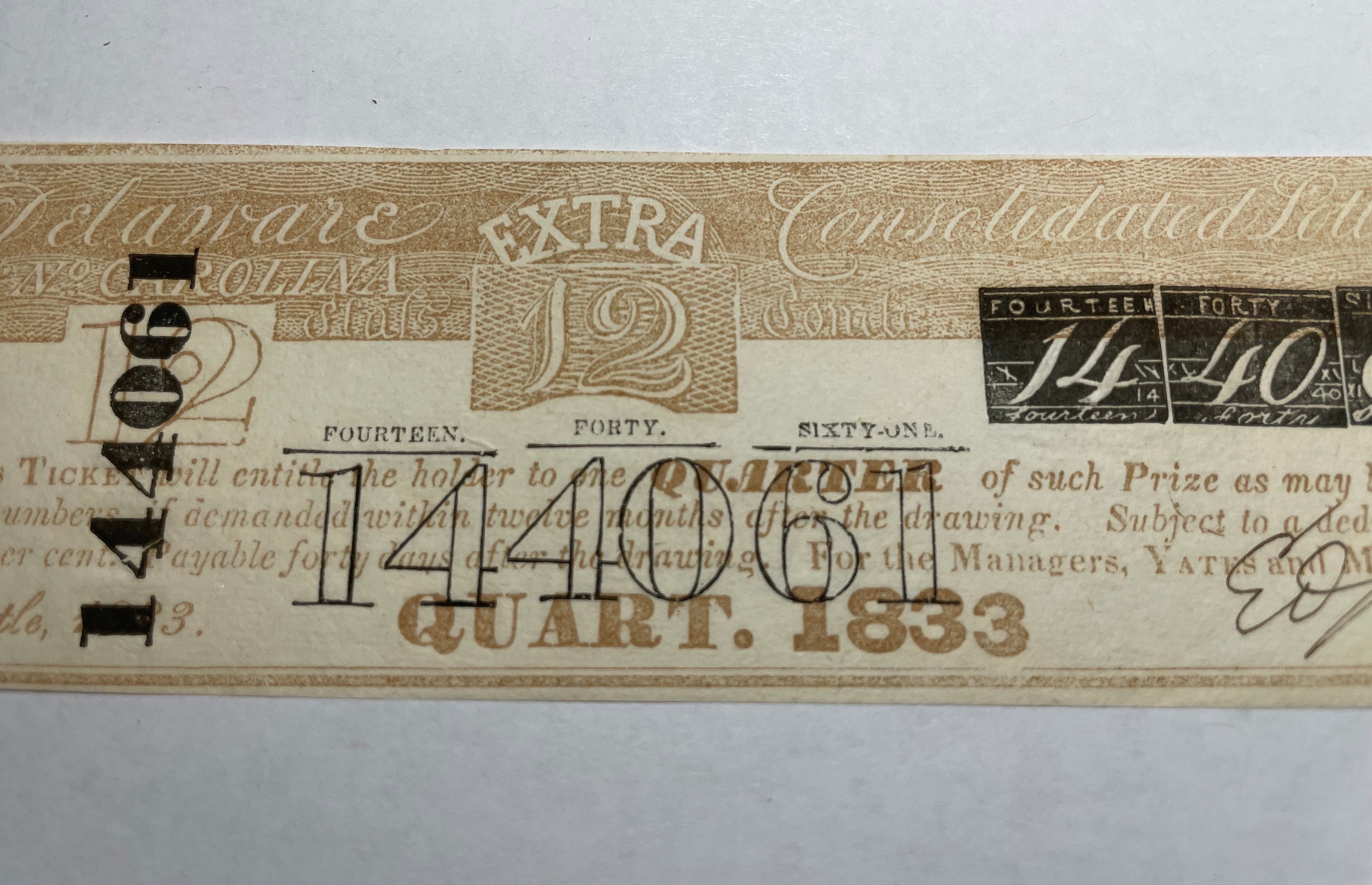 Rare Antique Original Signed 1833 Delaware United States - Etsy