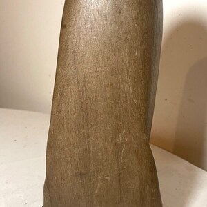 Vintage Hand Carved Wood Religious Virgin Mary Jesus Bust Statue ...