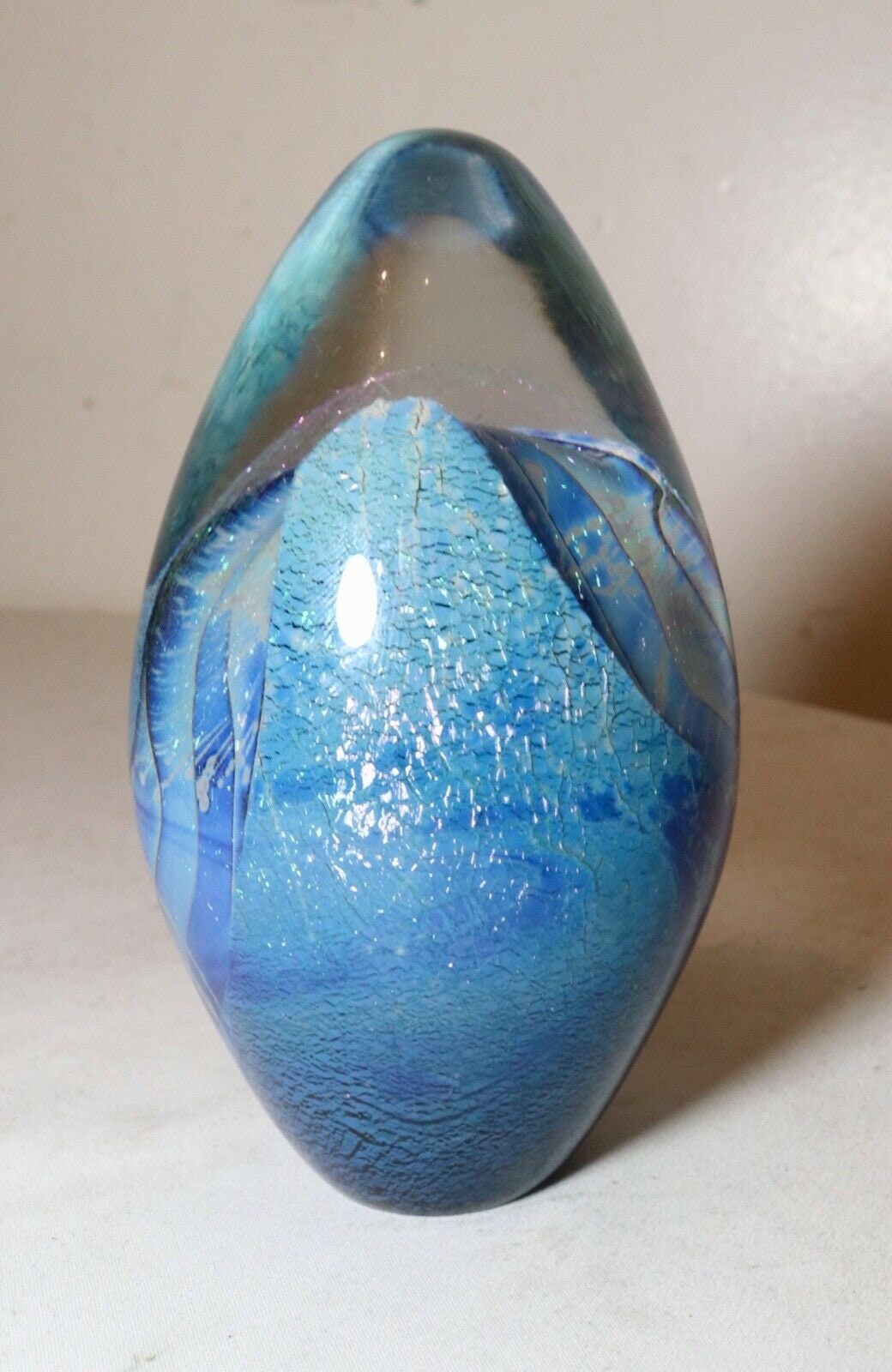 Vintage Signed Robert Eickholt 1993 Hand Blown Art Studio Glass ...