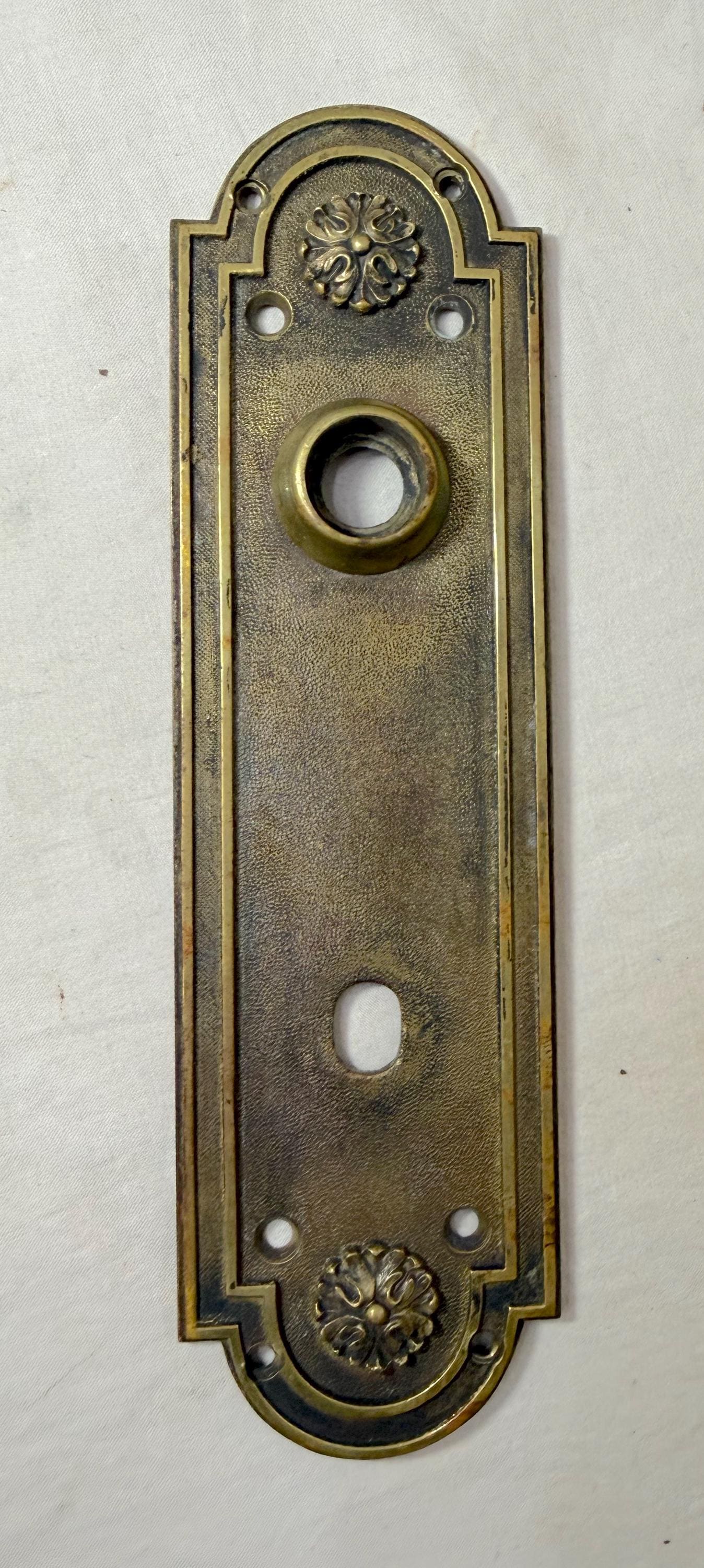 N1057【ヴィンテージ】Gotthardpost スイスポストホルン 真鍮製 Antique Ornate Russwin Rolan 903 Thick Bronze Front Door Handle