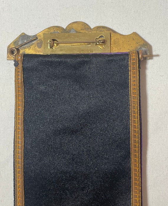 Plaque/Boucle Ceinture Vintage Odd Fellows – IOOF – Dorée Ovale – Regalia Lodge Ames