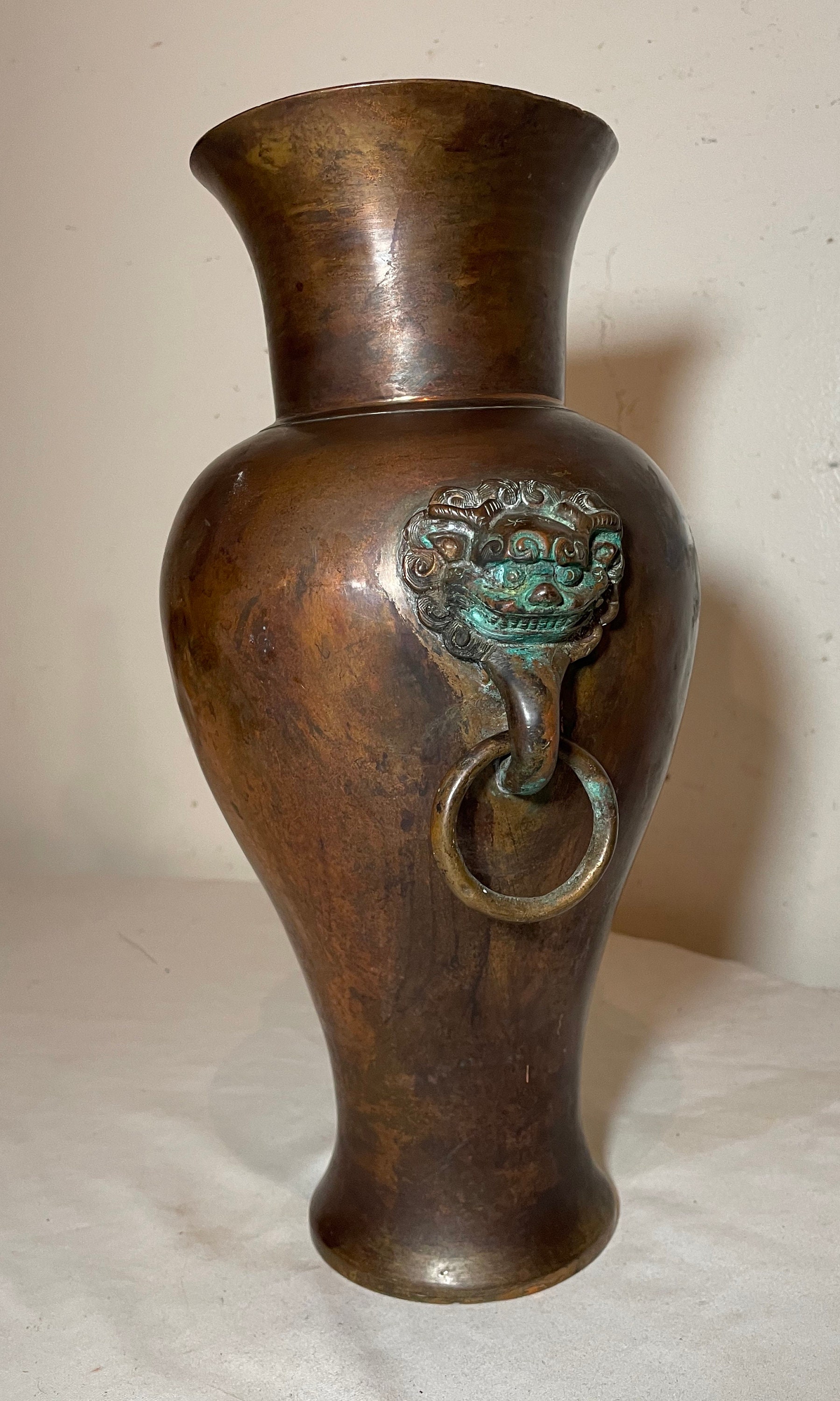 アンティーク雑貨 Antique Chinese Bronze Vase wt Lion Face il_fullxfull.5399009544_ojr8.jpg