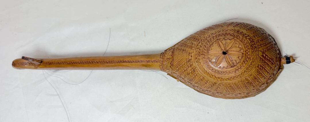 Antique Hand Carved Wood Mini Serbian Balkan Gusle One String Music ...