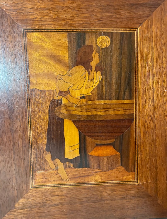 Antique Marquetry 5 store inches