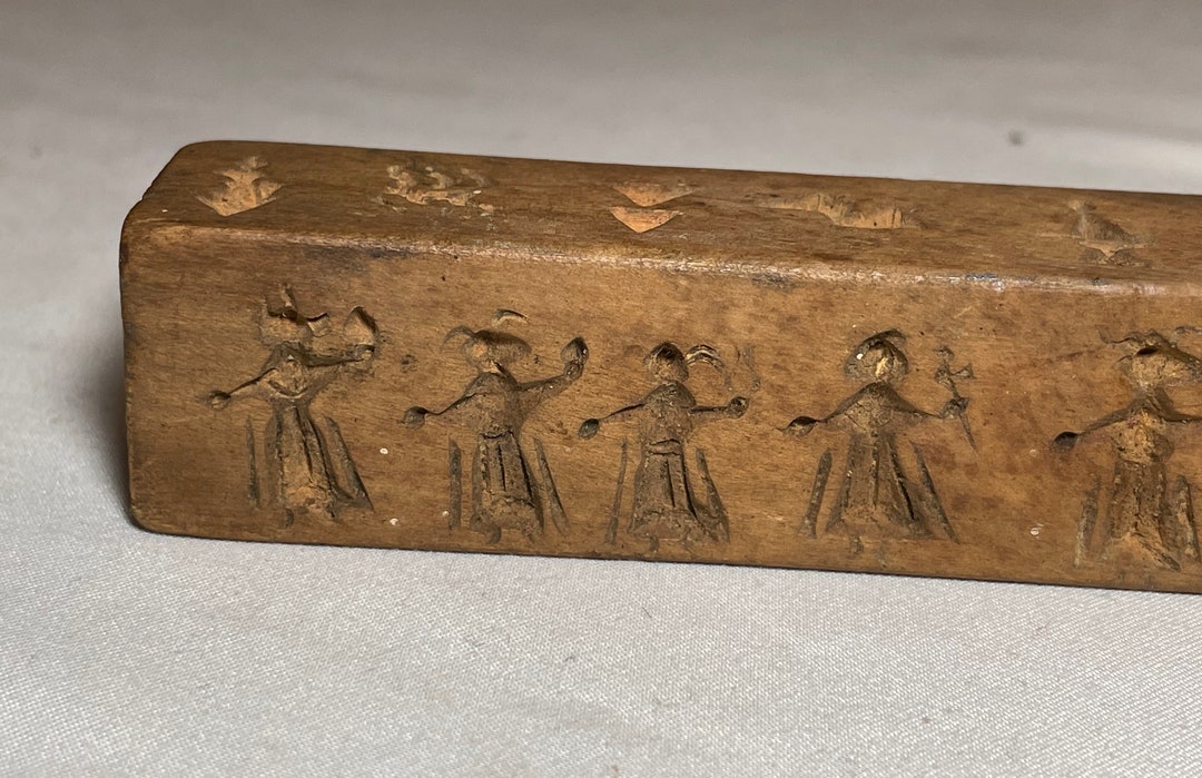 Rare Antique 19th Century Chinese Hand Carved Wood Divination Rod ...