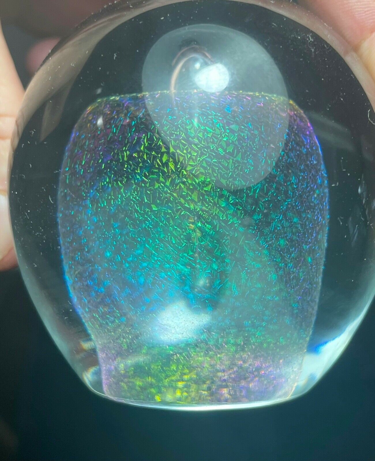Vintage Robert Eickholt 1984 Iridescent Hand Blown Art Studio Glass ...