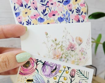 Skin carte de crédit florale | Dessin animé | Sticker vinyle imperméable