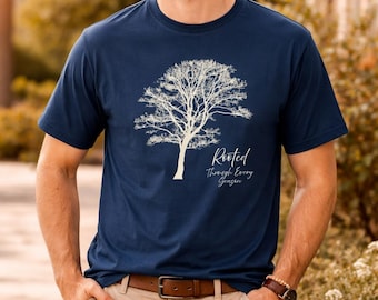 Faith T Shirt Rooted Through Every Season Comfort Colors Christian Graphic Tee