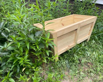 Grote taps toelopende plantenbak