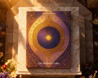 Casa de Elarion / Sunborn Codex™ - Diario imprimible de creación de sueños de 44 páginas
