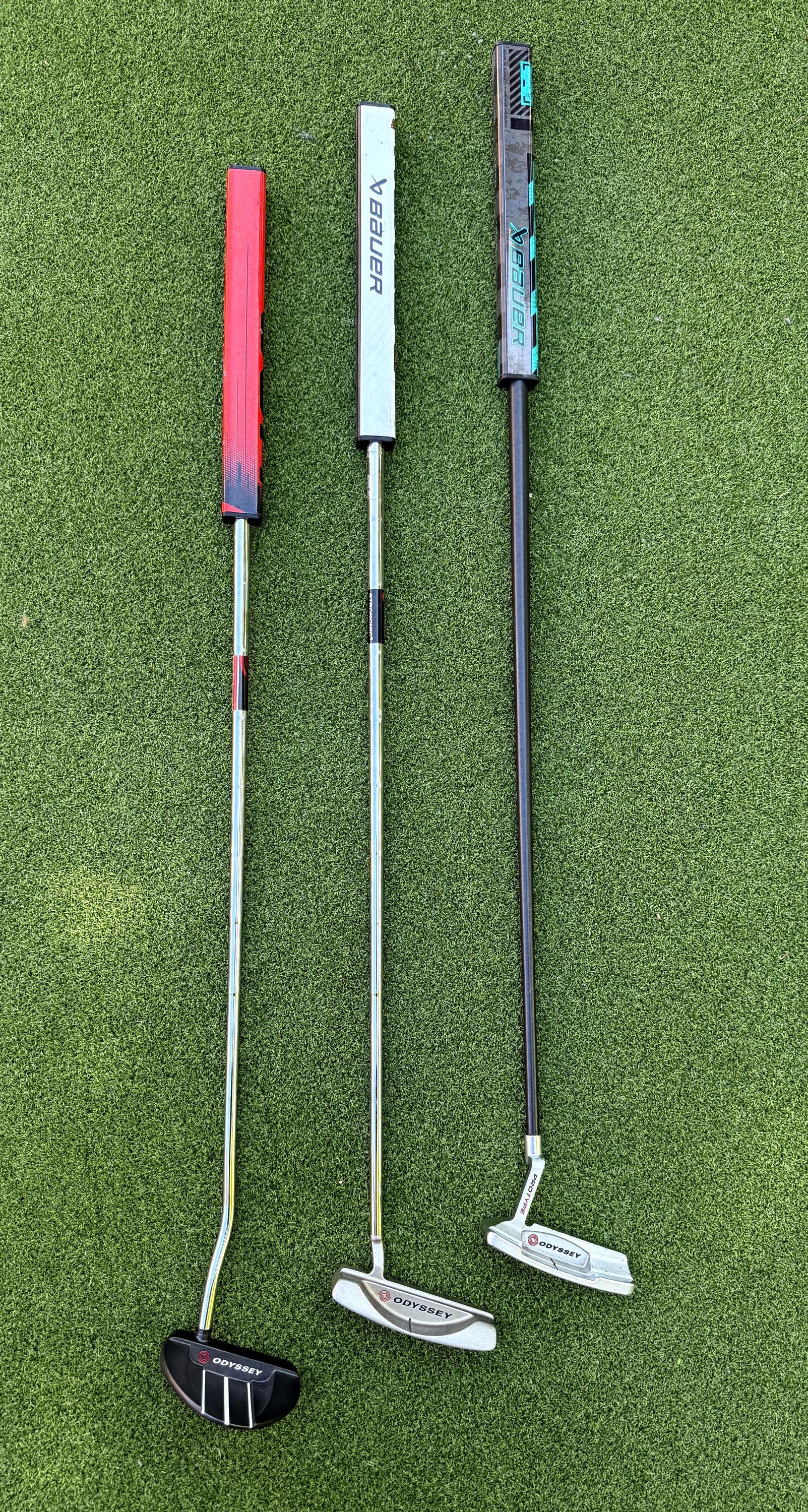 Poignée De Putter Scotty Cameron Custom Shop - Modèle Paddle Large Noir Et Gris - Taille Grande Neuve