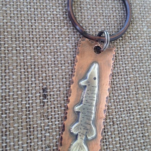 Muskie keychain, fishing gift, Personalized keychain image 4