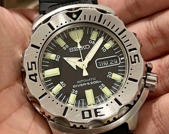 Seiko Monster Gen 1 SKX779 | Monster 2001 | Automatic Diver | Bright Lume