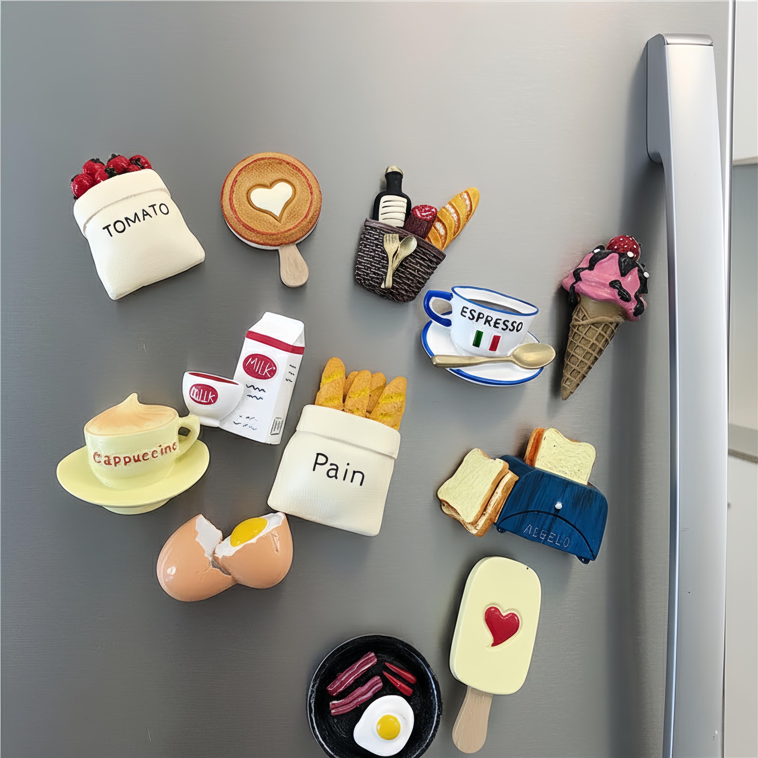 Model Magic Food Magnets 3D Food Fridge Magnets, Realistic Resin Miniature Kitchen Decor - Etsy