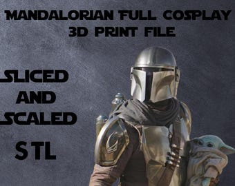 Archivo de impresión 3D de cosplay completo de Mandalorian