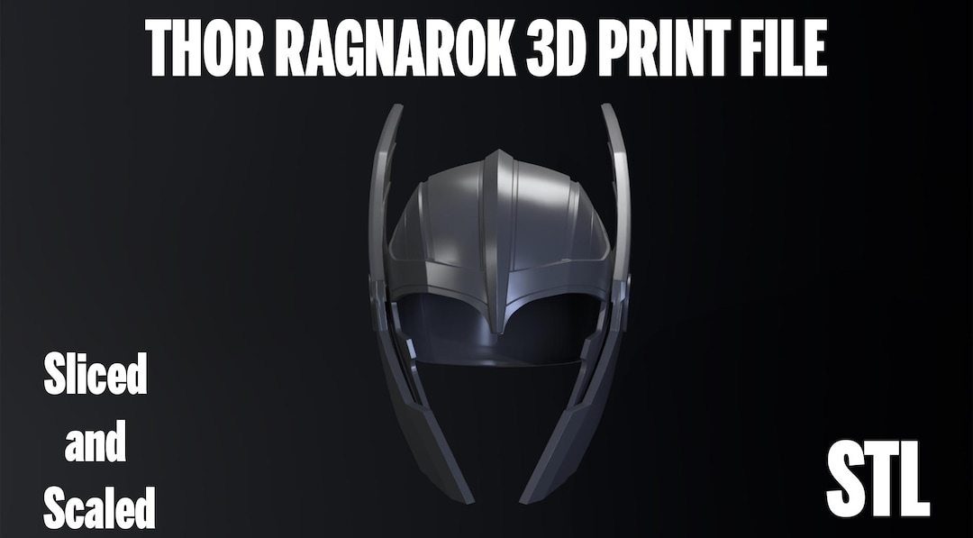Thor Ragnarock Mask Design Thor Ragnarok Helmet 3d Print File - Etsy