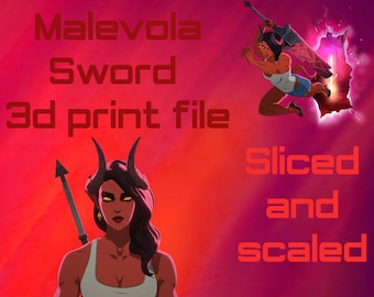 Dispatch Malevola Sword 3d print file