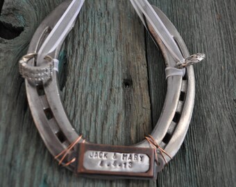 Ring Bearer Horseshoe Western Weddings Custom Ring Bearer Etsy
