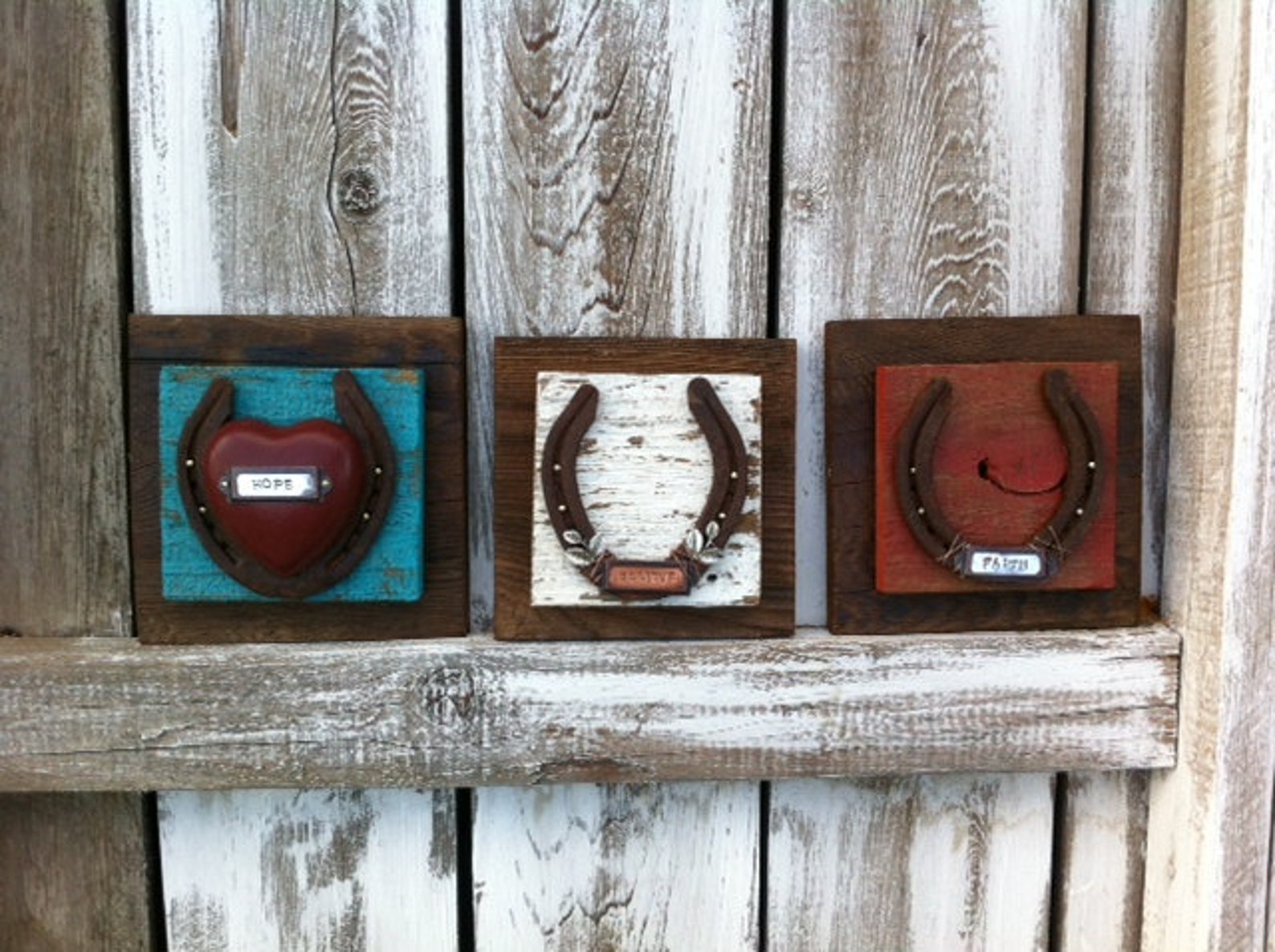 Western Horseshoe Home Decor Western Inspirational Gift Etsy