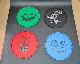 Nightmare Before Christmas Drink Coasters