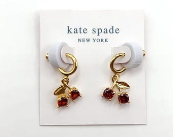 KS072-Kate Spade cherry earrings